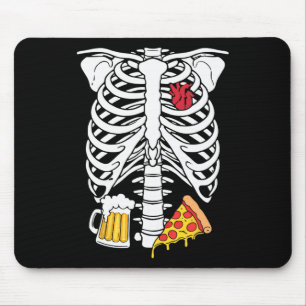 Skeleton Dad Halloween Pregnancy Couples Costumes Mouse Mat