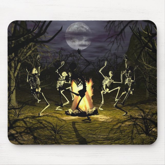 Skeleton Dance Mouse Mat (Front)