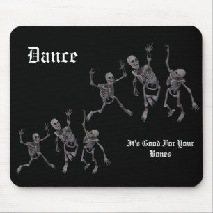 Skeleton Dance Mouse Mat