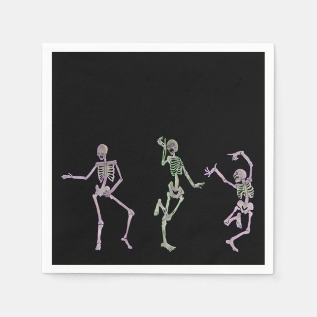 Skeleton Dance  Napkin (Front)