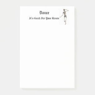 Skeleton Dance Post-it Notes