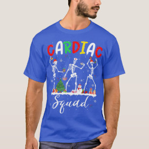 Skeleton Dancing Merry Christmas diac Nurse Heart T-Shirt