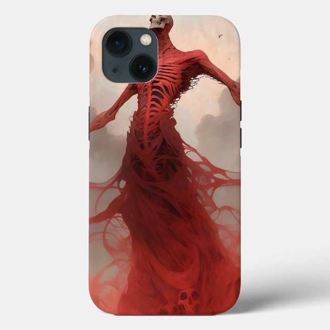 Skeleton Demon Creature Dark Fantasy Horror Case-Mate iPhone Case (Back)