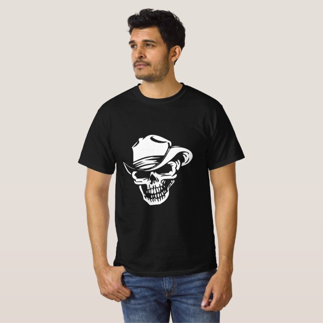 Skeleton Design T-Shirt (Front Full)
