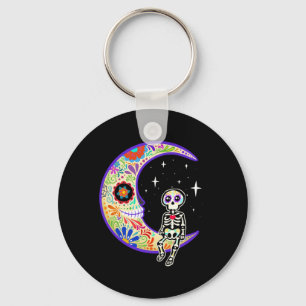 Skeleton Dia De Los Muertos Skeleton Performance Key Ring