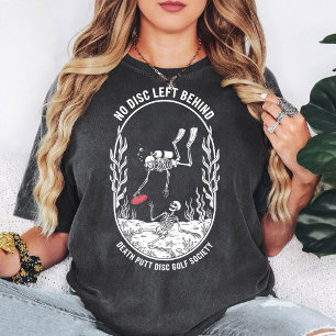 Skeleton Divers Disc Golf Gift T-Shirt