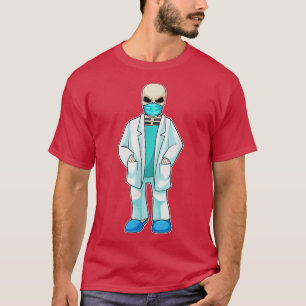 Skeleton Doctor Doctor's coat  T-Shirt