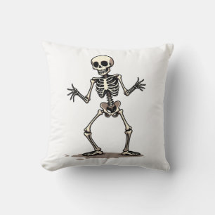 Skeleton Doing the Dab � Funny Halloween Dance Shi Cushion