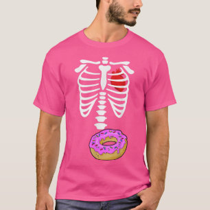 Skeleton Doughnut XRay I Heart (Love) Doughnut  T-Shirt