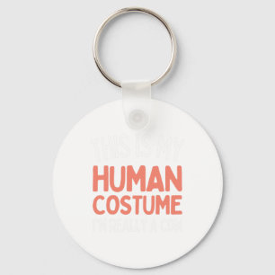 Skeleton Drabbing Dance Halloween Key Ring