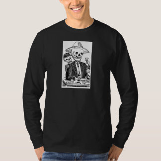 Skeleton Drinking Tequila, Mexico T-Shirt