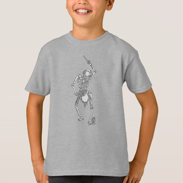 Skeleton Drummer T-Shirt (Front)