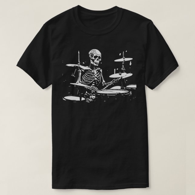 skeleton drummer T-Shirt (Design Front)