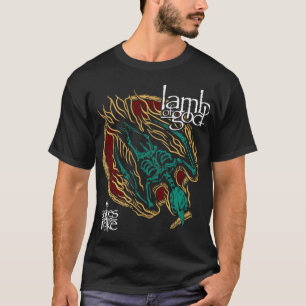 Skeleton Eagle 15th Anniversary. lamb of god T-Shirt