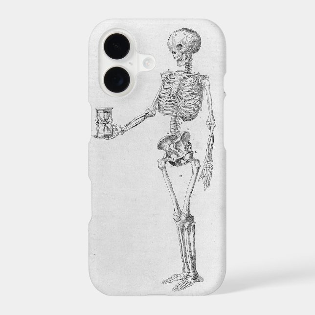 Skeleton Engraving iPhone Case (Back)