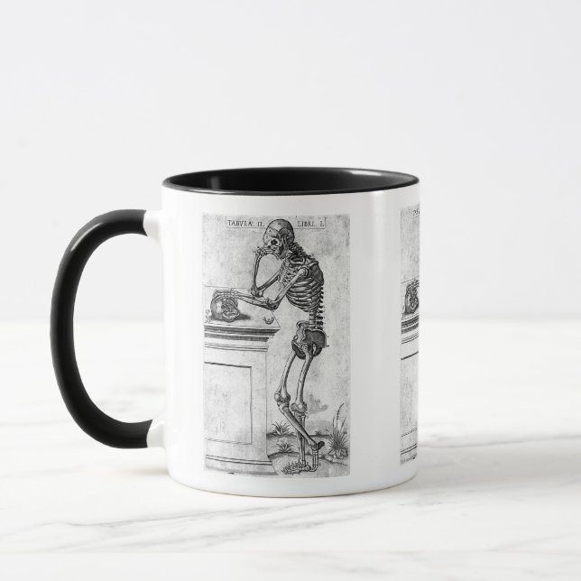 Skeleton Engraving Mug (Left)