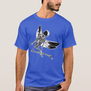 Skeleton Fairy Grunge Fairycore Aesthetic Gothic C T-Shirt