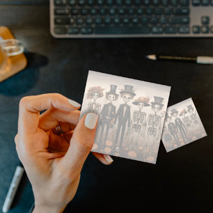 Skeleton Family Halloween Post-it Notes