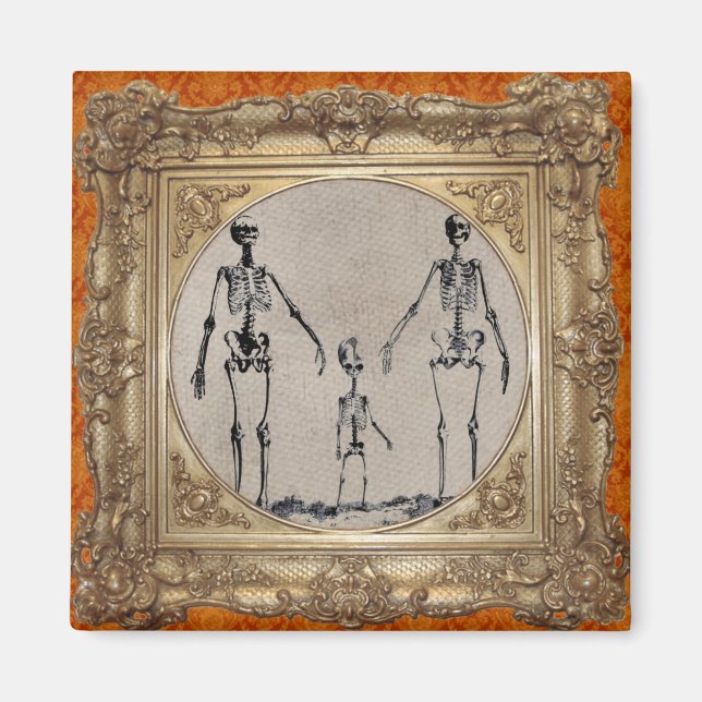 Skeleton Family Magnet (Front)