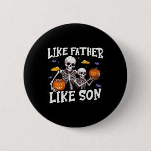 Skeleton Father Son Matching Halloween Costume 6 Cm Round Badge