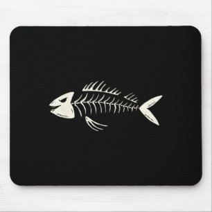 Skeleton Fish Bone Collectors  Mouse Mat