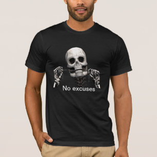 Skeleton flossing tee