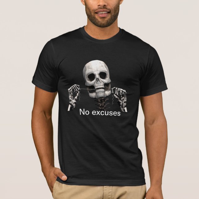 Skeleton flossing tee (Front)