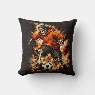 Skeleton Football Player Streetwear Cartoon – Dyna Cushion