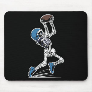 Skeleton Footbyll Halloween Men Boys Women Footbyl Mouse Mat