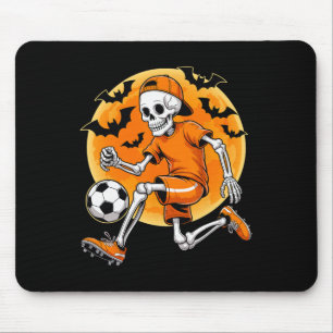 Skeleton Footll Men Boys Kids Halloween Soccer Cos Mouse Mat