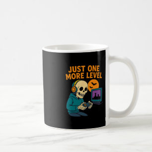 Skeleton Gamer – Just One More Level Coffee Mug