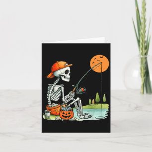 Skeleton Girl Drinking Coffee Peace Sign Graphic F Card