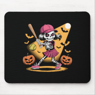 Skeleton Girl Softll Halloween Pumpkins And Ts Cos Mouse Mat