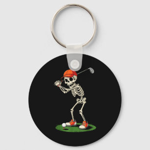 Skeleton Golf Halloween Costume Funny Boys Toddler Key Ring