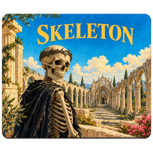 Skeleton, Gothic Fantasy Monster Mouse Mat