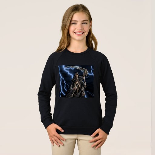 Image of Skeleton Grim Reaper Sweatshirt