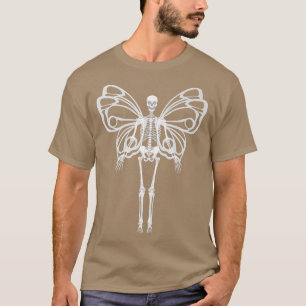 Skeleton Grunge Aesthetic Fairy Dark Goth Horror F T-Shirt