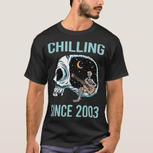 Skeleton Guitar - Awesome Since 2003 T-Shirt