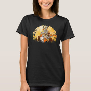 Skeleton Guitar Rock Guitarist Halloween Costume D T-Shirt
