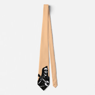 Skeleton Guitar Tan Tie