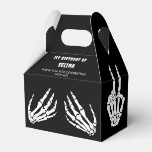 Skeleton Halloween Birthday  Favour Box
