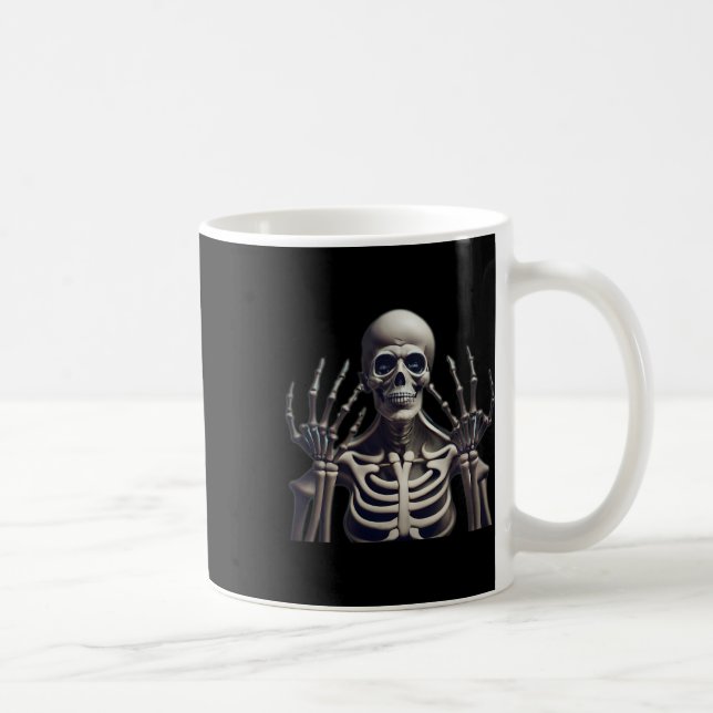Skeleton Halloween For Mens Womens Kids  Coffee Mug (Right)