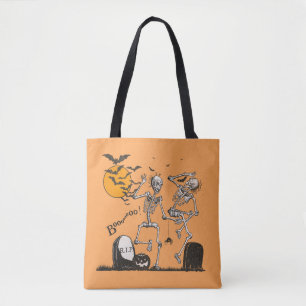 Skeleton Halloween party Tote Bag