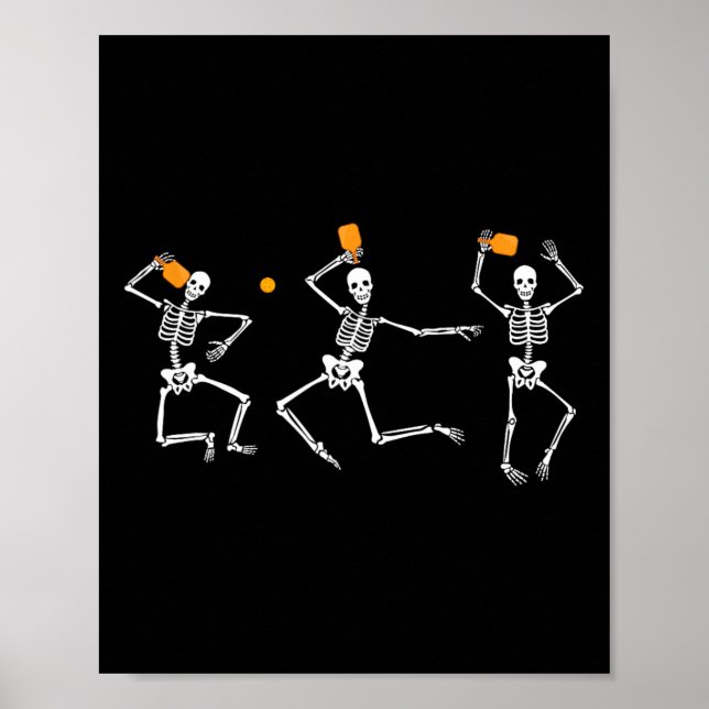 Skeleton Halloween Picklell  Poster (Front)