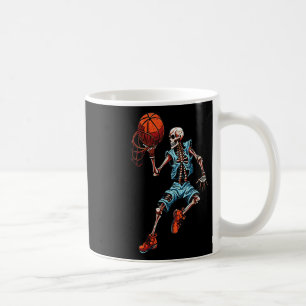 Skeleton Halloween Spooky Dunking Skull Costume Coffee Mug