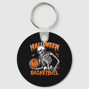 Skeleton Halloween Trick Or Treat Key Ring