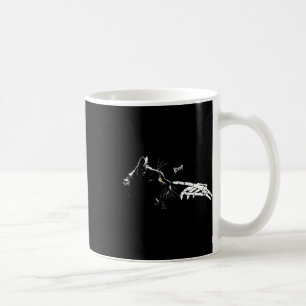 Skeleton Hand Boop Halloween Cute Black Cats Pet K Coffee Mug