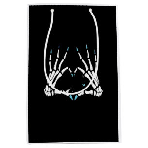 Skeleton Hand Classic Halloween Medium Gift Bag