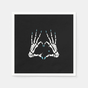 Skeleton Hand Classic Halloween Napkin