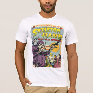 SKELETON HAND Cool Vintage Comic Book Cover Art T-Shirt